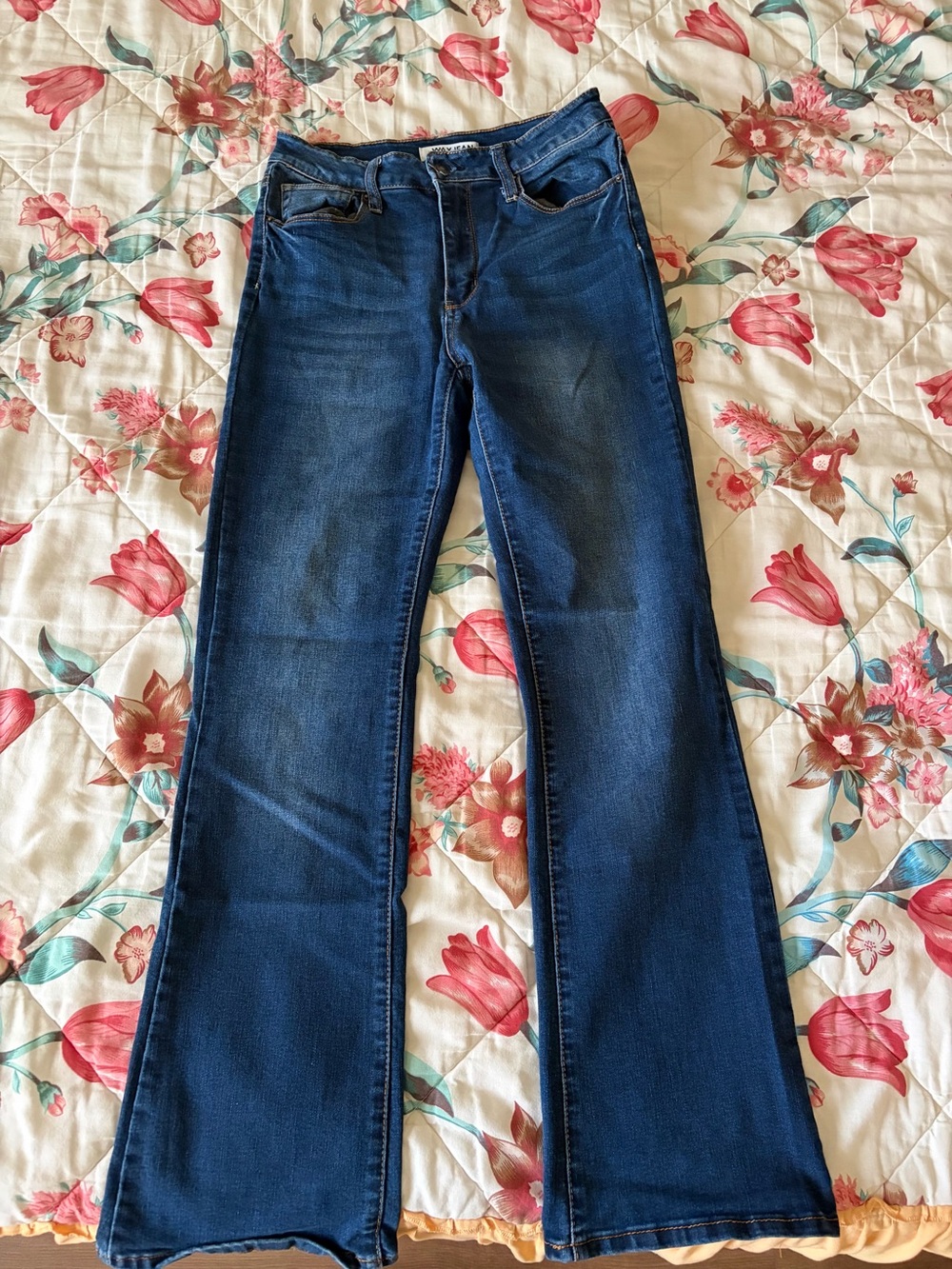 Dark Blue Women's Flared Jeans